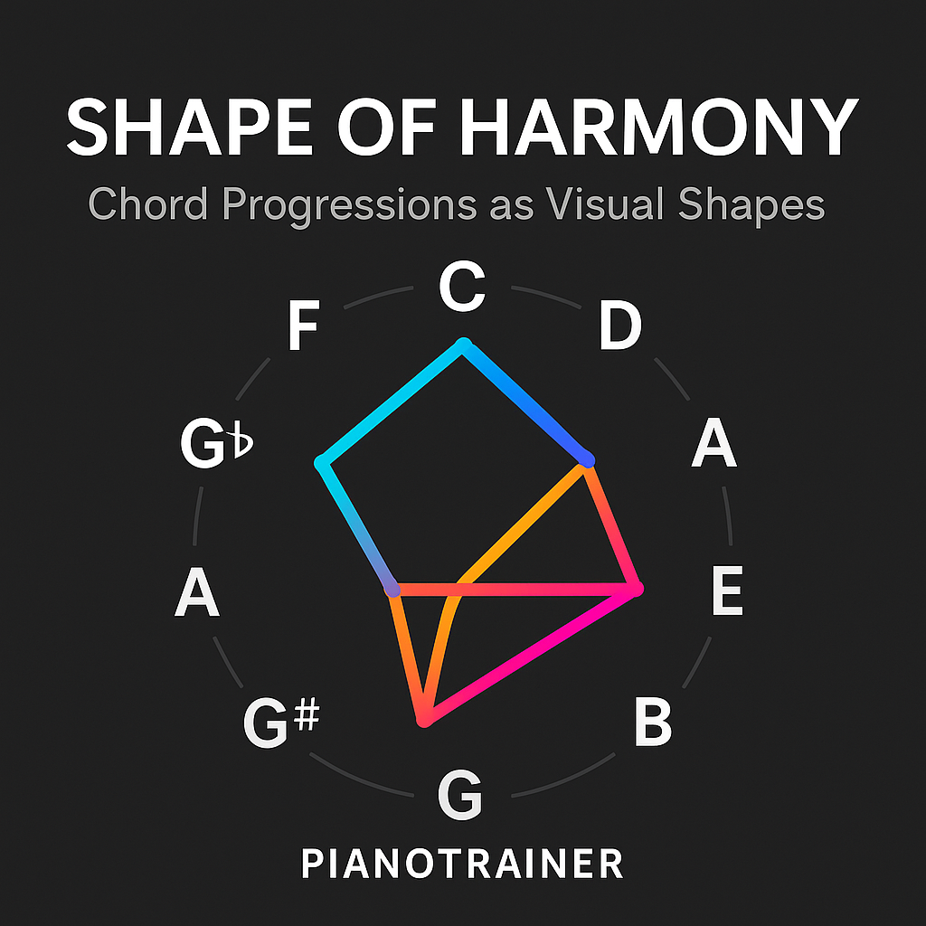 Shape of Harmony – Chord Progressions as Shapes • PianoTrainer